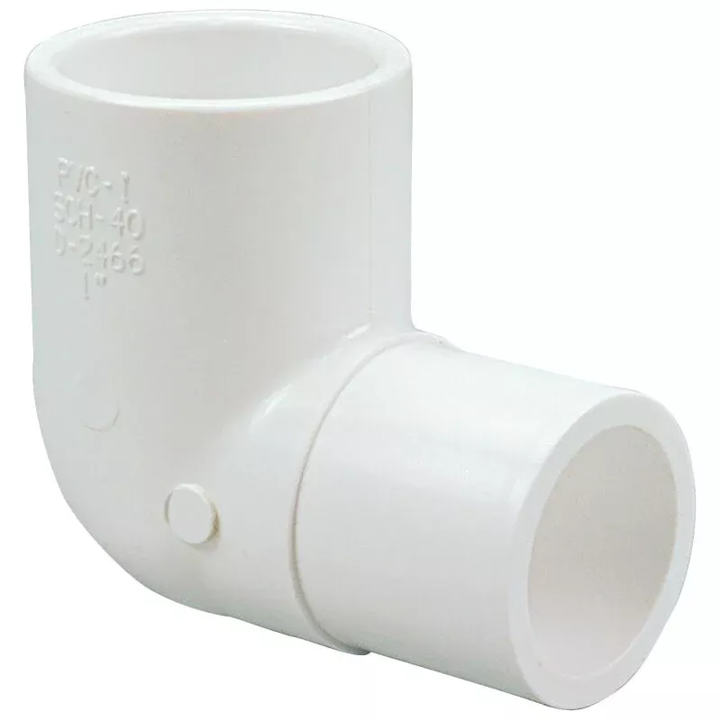 1-1-2-90-street-elbow-pvc-sch40 1-1/2" 90 Street Elbow PVC SCH40