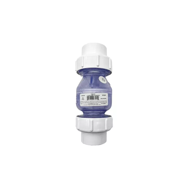 1-1-2-ips-pvc-clear-true-union-spring-check-valve-socket-1700c15 1-1/2″ IPS PVC Clear True Union Spring Check Valve (Socket) | 1700C15