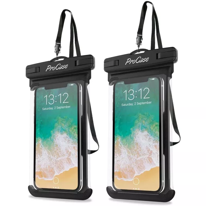(2 Pack) Universal Waterproof Phone Case Dry Bag | ProCase