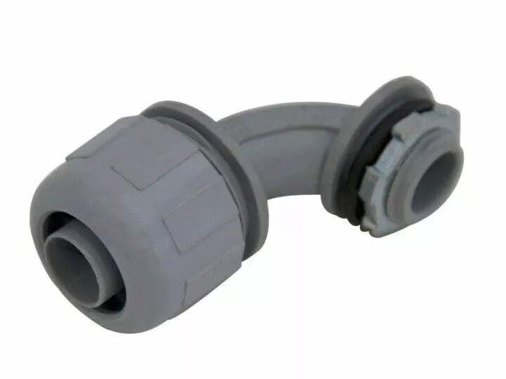 .5″ 90^ NM LIQUID TIGHT CONNECTOR {LTB10/90} (IPEX USA LLC – 065307)