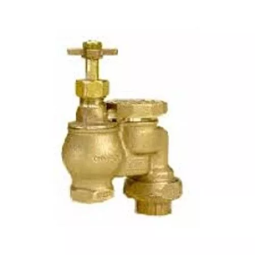 .75″ BRS ANTI-SIPHON VALVE W/ UNION & WHEEL HANDLE (ARROWHEAD – 466W-075Y)