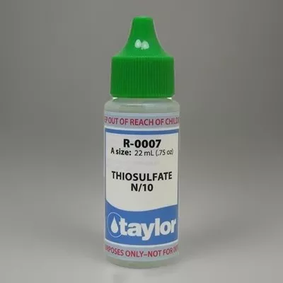 .75 OZ THIOSULFATE N/10 DROPPER BOTTLE (TAYLOR – R-0007-A)