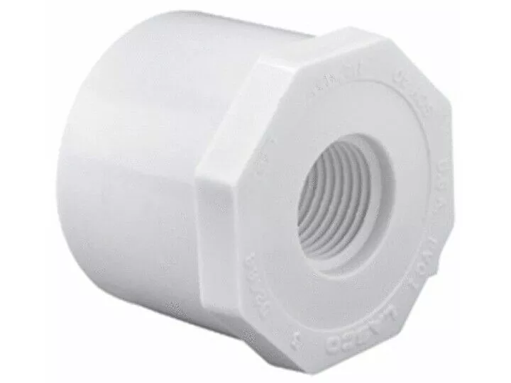 75-spg-x-5-fpt-sch40-pvc-reducer-bushing-lasco-438-101bc .75″SPG x .5″FPT SCH40 PVC REDUCER BUSHING (LASCO – 438-101BC)