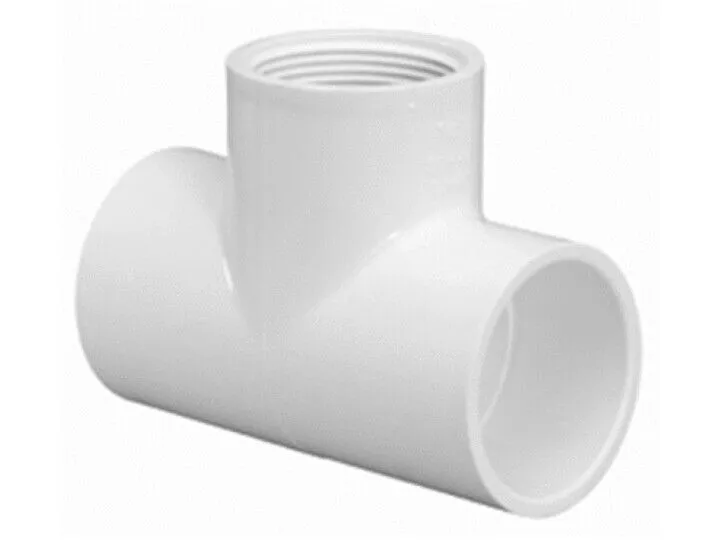.75″ SxS x FIPT PVC TEE SCH40 (LASCO FITTINGS INC – 402-007)