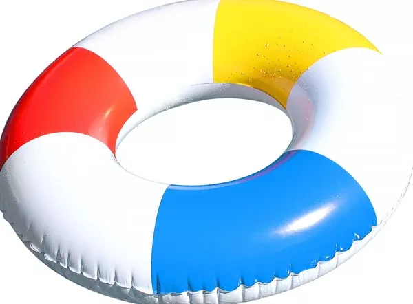 airtime-panelled-striped-swim-ring-77cm AIRTIME PANELLED STRIPED SWIM RING 77CM