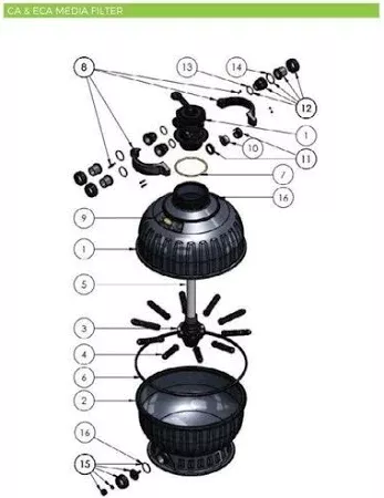 astral-pool-ca340-stand-pipe-laterals-part-77754 Astral Pool CA340 Stand Pipe & Laterals - Part # 77754