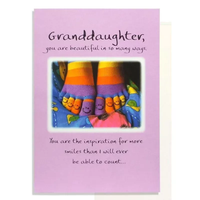 “Grandaughter, You are Beautiful” Greeting Card