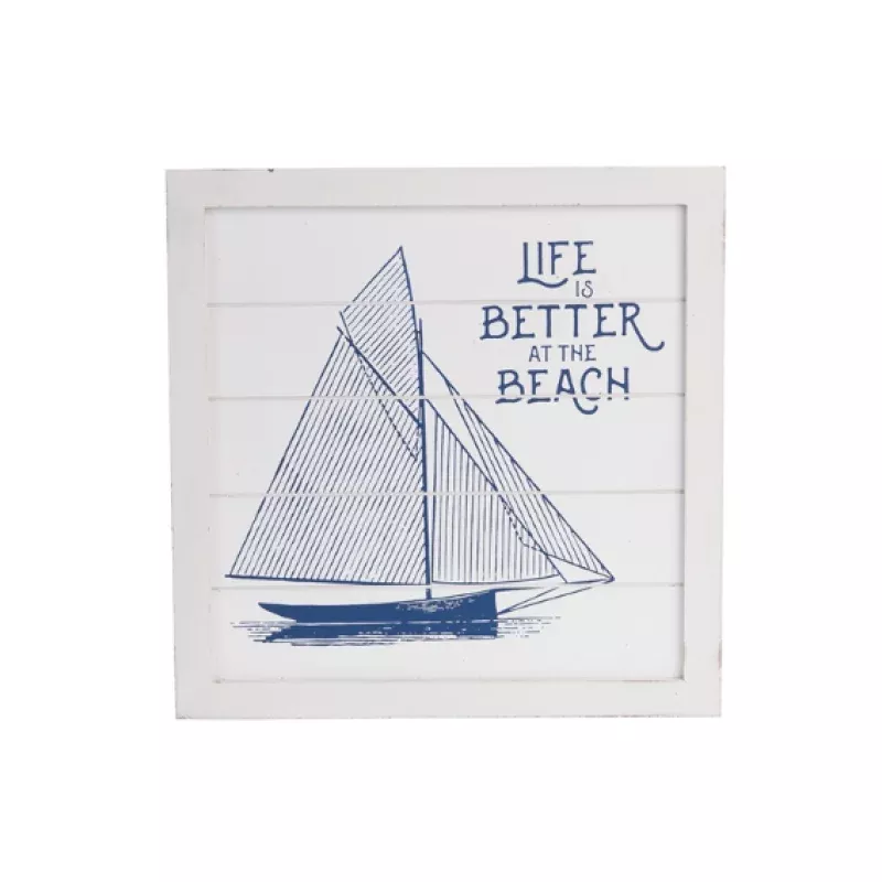 “Life is Better At the Beach” Wall Plaque