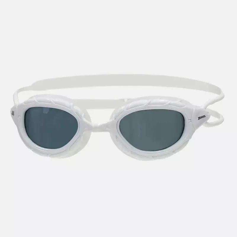 zoggs-predator-swim-goggles-white-with-smoke-lens-small-fit Zoggs Predator Swim Goggles, White with Smoke Lens, Small Fit