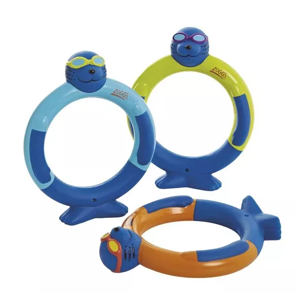 zoggs-zoggy-dive-rings-flexible-set-3 ZOGGS ZOGGY DIVE RINGS, FLEXIBLE, SET OF 3
