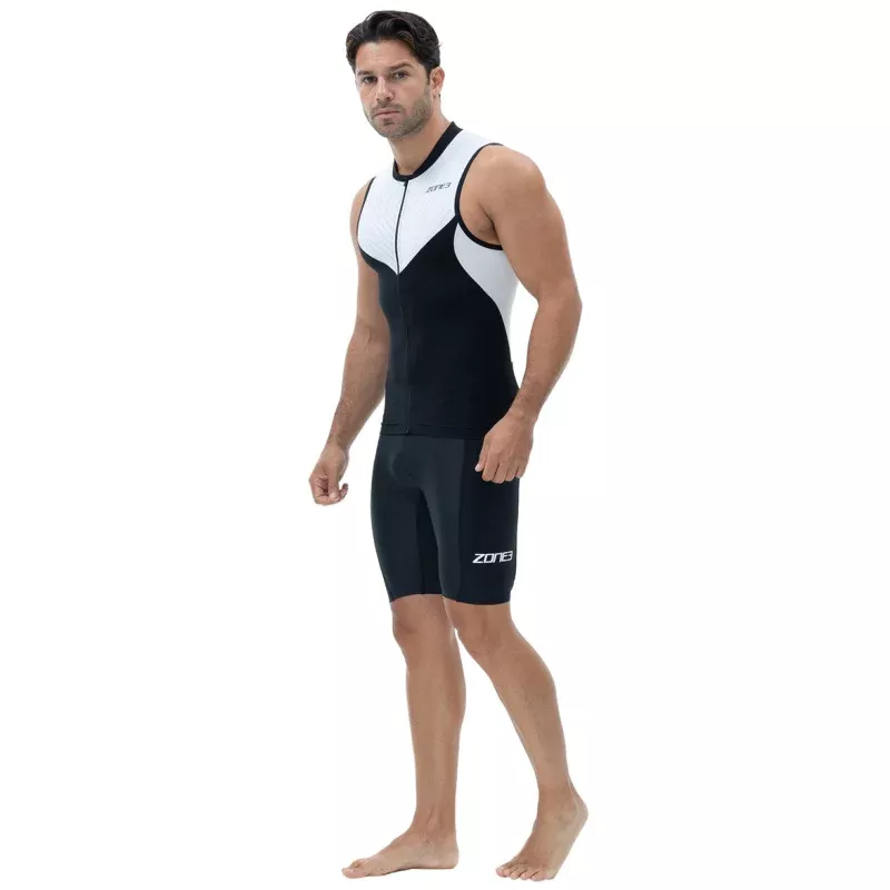 Zone 3 Men’s Lava Long Distance Sleeveless Tri Top
