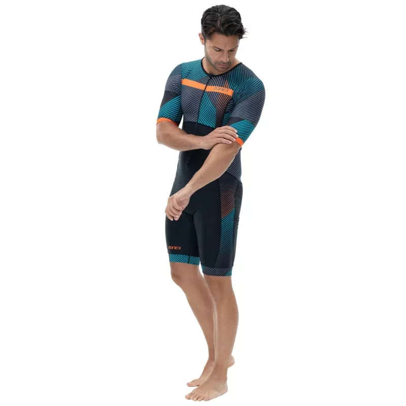 Zone3 Men’s Activate+ Momentum Short Sleeve Trisuit